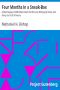 [Gutenberg 5686] • Four Months in a Sneak-Box / A Boat Voyage of 2600 Miles Down the Ohio and Mississippi Rivers, and Along the Gulf of Mexico